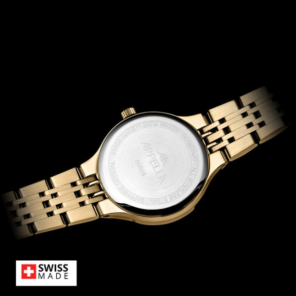 Appella L50025.1111DQ с кварцов механизъм Ronda 753 Swiss Made classicwatches.bg