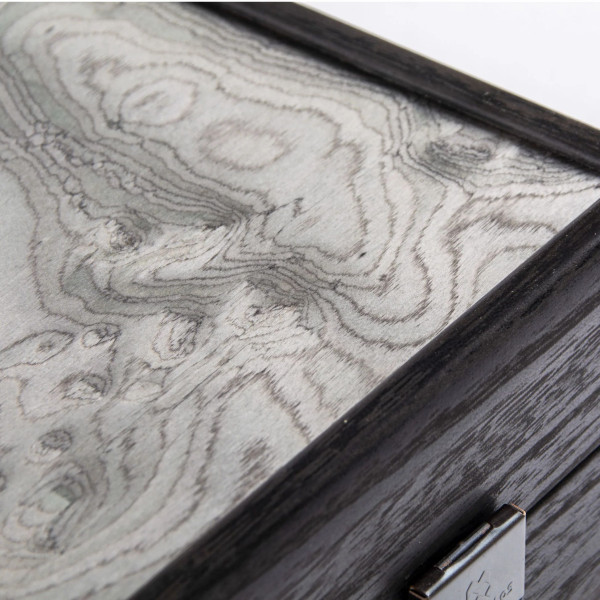 BACKGAMMON FOR GAME MANOPOULOS - VAVONA PEARLY GREY, 60 X 48 CM