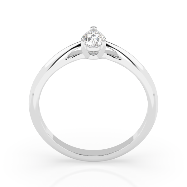 CARA Златен пръстен с диамант 0.30 ct GIA сертификат K101-10190W PAR
