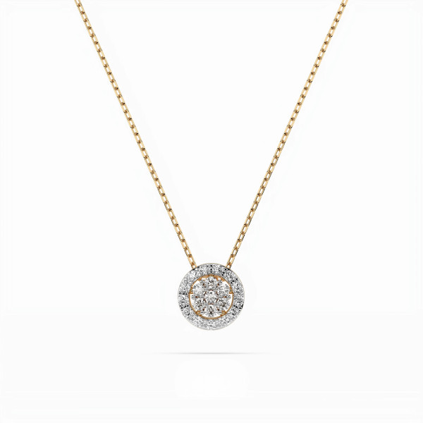Cara колие с диаманти 0.08+0.07 ct – ЗЛАТНО БИЖУ 14К K104-10038R/14K