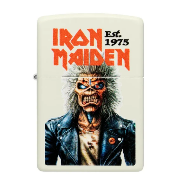 LIGHTER ZIPPO - IRON MAIDEN, GLOWING EDDIE DESIGN