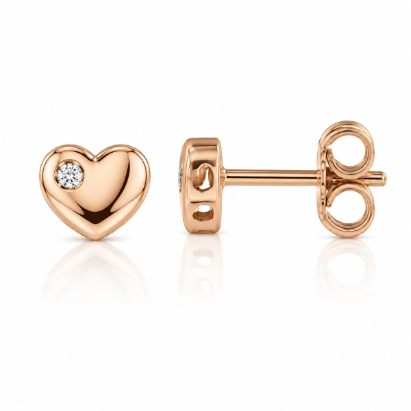 Cara Diamanti златни обеци с диаманти BB0462R/0.01Ct Si/h
