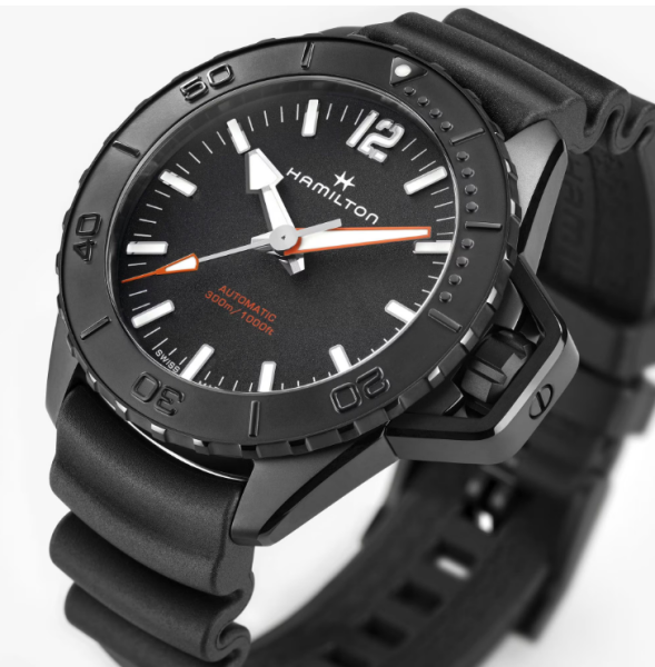 Hamilton Khaki Navy Frogman с Super-LumiNova стрелки