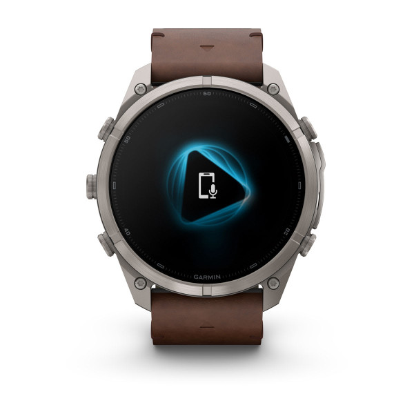 Garmin Fenix 9 Pro inReach Titanium с Walnut кожена каишка 010-04337-41