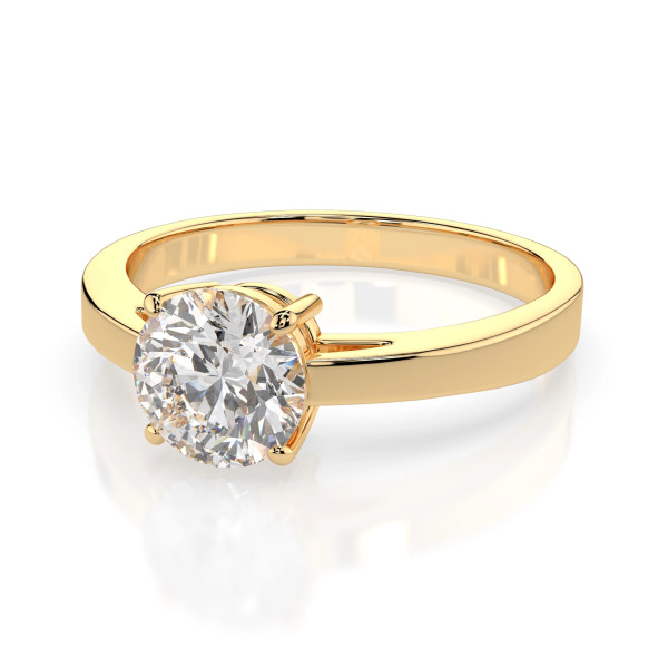 Cara пръстен с диамант 0.70 ct GIA сертификат – ЗЛАТНО БИЖУ 14К K101-10012/1Y(5.7)/14K