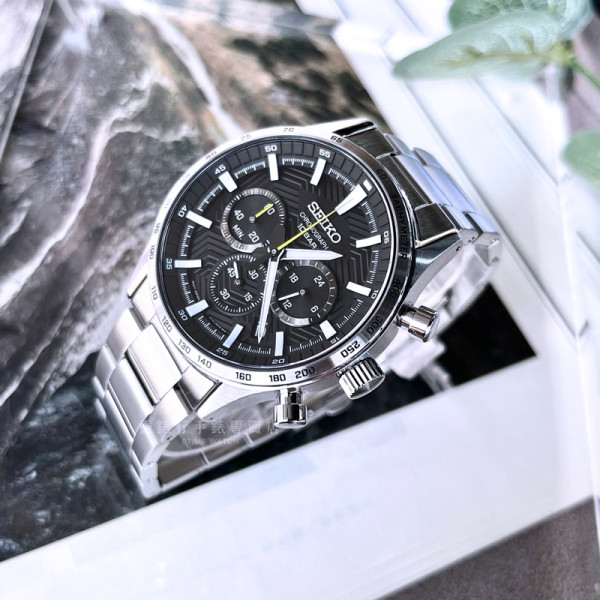 SEIKO SPORT CHRONO 43MM MEN'S WATCH SSB413P1