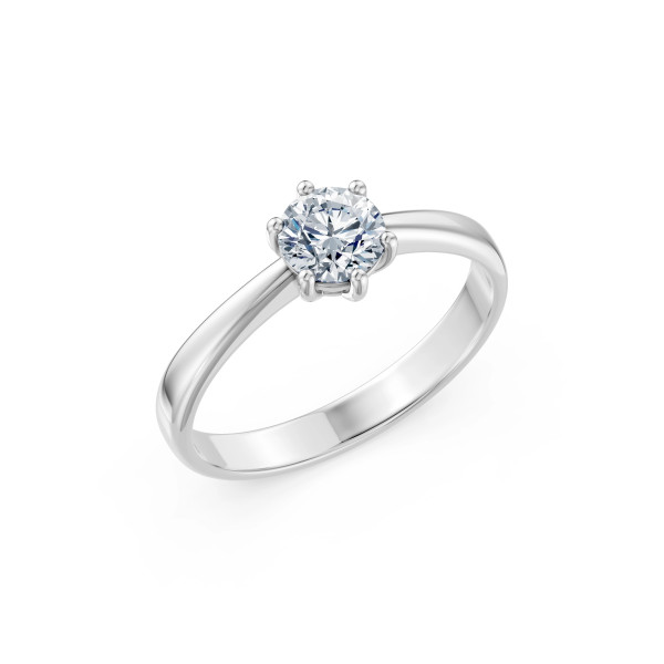 Cara пръстен с диамант 0.70 ct GIA сертификат – ЗЛАТНО БИЖУ 14К K101-10151W(5.7)/14K