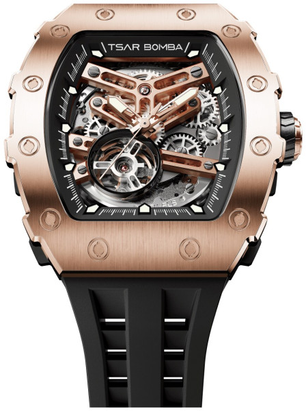 TSAR BOMBA Black Gold Emperor Automatic JYTB8208AG