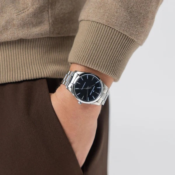 hamilton jazzmaster quartz 40mm black dial classicwatches.bg