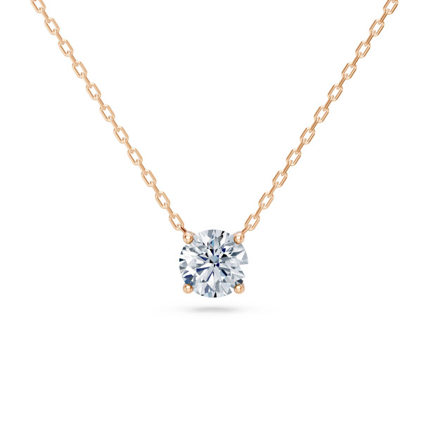 Cara колие с диамант 0.70 ct GIA сертификат – ЗЛАТНО БИЖУ 14К K104-10040R(5.7)/14K