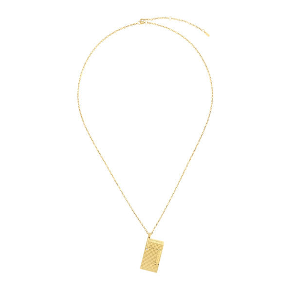 Запалка S.T.Dupont Lighter necklace Diamond head golden K27067CH
