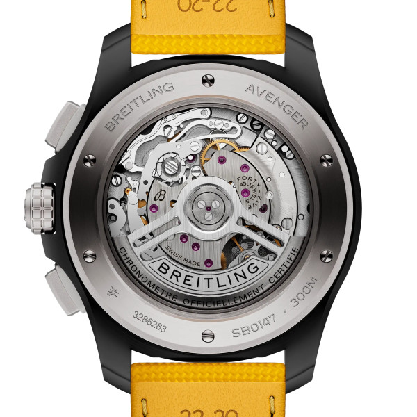 Часовник BREITLING SB0147101I1X1 – прозрачен гръб с механизъм B01 – classicwatches.bg