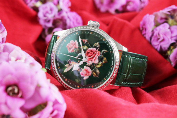 часовник alexander shorokhoff colibri 2 седефен циферблат цветя classicwatches.bg