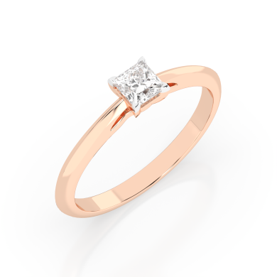 CARA Златен пръстен с диамант 0.30 ct GIA сертификат K101-10190R PR