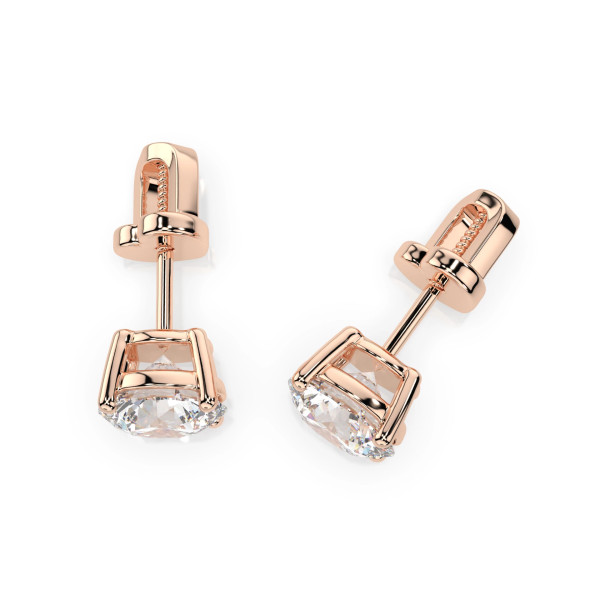Cara обеци с диаманти 1.40 ct GIA сертификат – ЗЛАТНО БИЖУ 14К K102-10012/1R(5.7)/14K