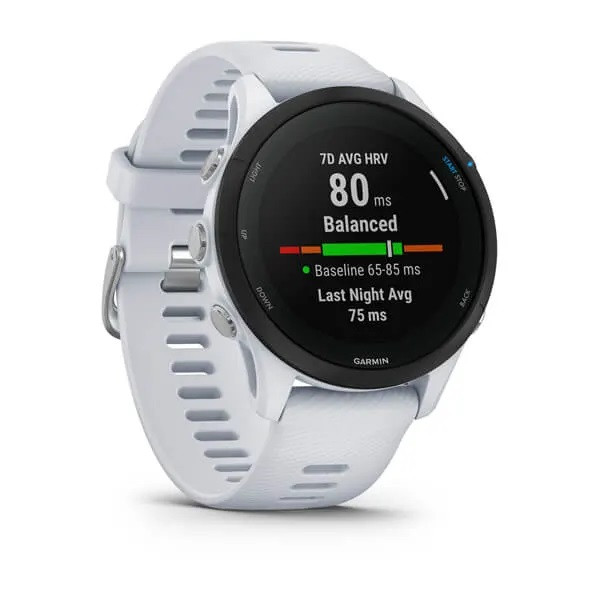 GARMIN FORERUNNER® 255 MUSIC WHITESTONE 46MM 010-02641-31