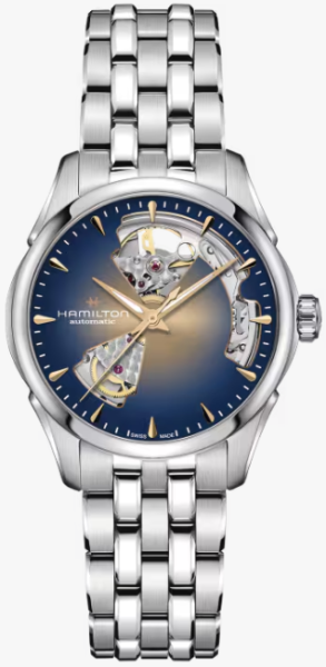 часовник hamilton h32215101 jazzmaster open heart дамски automatic classicwatches.bg
