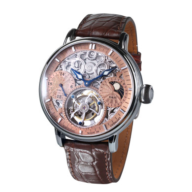 Часовник POLJOT INTERNATIONAL TOURBILLON SKELETON OSEM 43MM LIMITED EDITION 100pcs 3360.T06