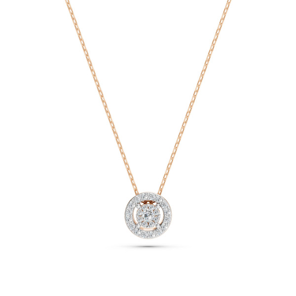 Cara колие с диаманти 0.03+0.11 ct – ЗЛАТНО БИЖУ 14К K104-10002R(2.0)/14K