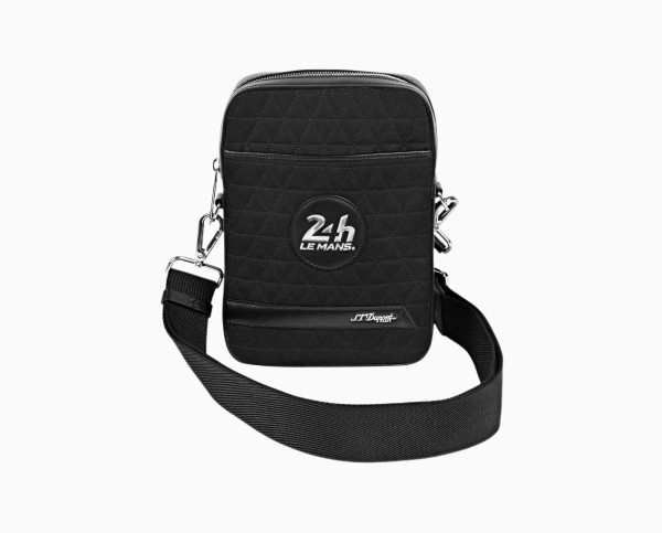 ЧАНТА ПРЕЗ РАМО  S.T.DUPONT 24H DU MANS BLACK SHOULDER BAG 160509