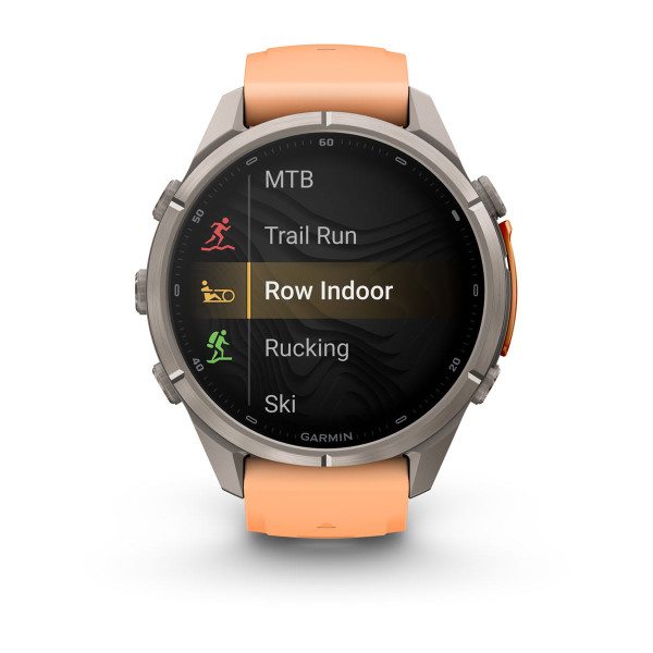 Garmin Fenix 9 Pro inReach Titanium със Shell Pink/Autumn Orange силиконова каишка 010-04335-01