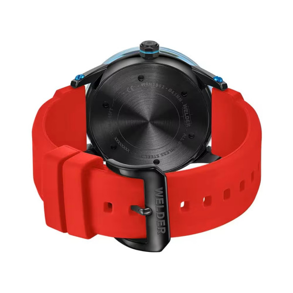 welder wrn3002 43 мм черен корпус силиконова каишка
