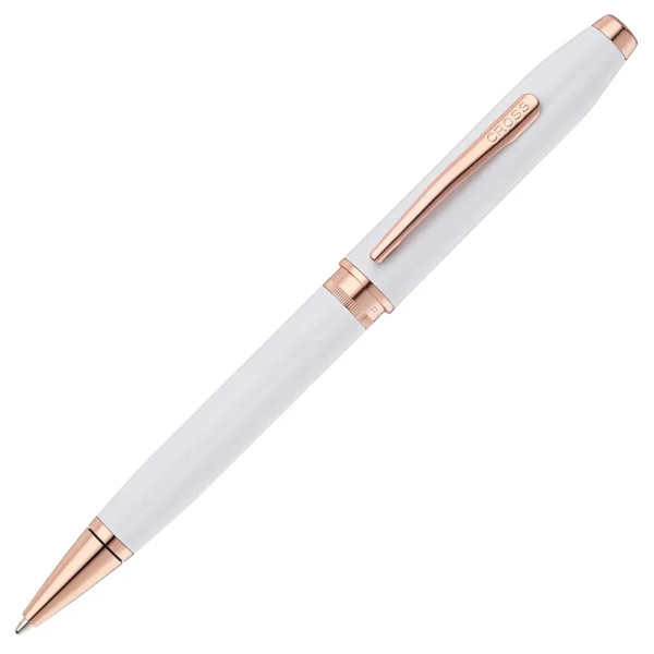 Химикалка Cross Foundry - Pearl White Lacquer with Rose Gold
