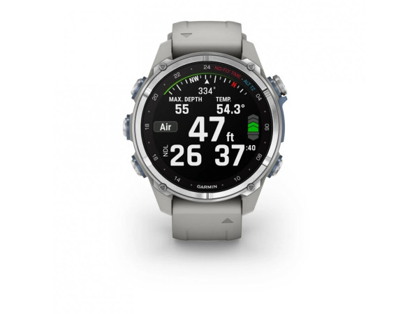 GARMIN DESCENT MK3 43ММ С FOG GREY СИЛИКОНОВА КАИШКА 010-02753-04