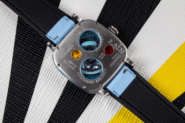 Часовник ALEXANDER SHOROKHOFF Kandy Avantgarde Blue 41x41mm LIMITED EDITION 50PCS  AS.KD-AVG-B 