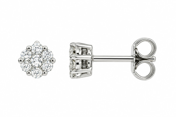 Cara Diamanti gold earrings with diamonds BB0235W/0.32ctsSI/H