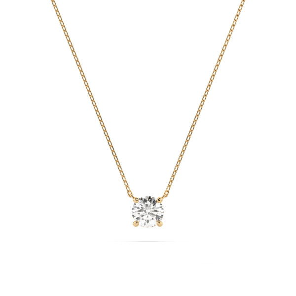 Cara колие с диамант 0.50 ct GIA сертификат – ЗЛАТНО БИЖУ 14К K104-10040Y(5.1)/14K