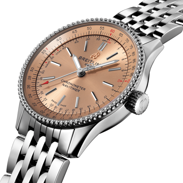BREITLING NAVITIMER AUTOMATIC 35 LADIES WATCH A17395201K1A1