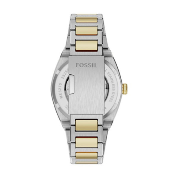 fossil everett me3275 мъжки часовник двуцветен корпус син циферблат classicwatches.bg