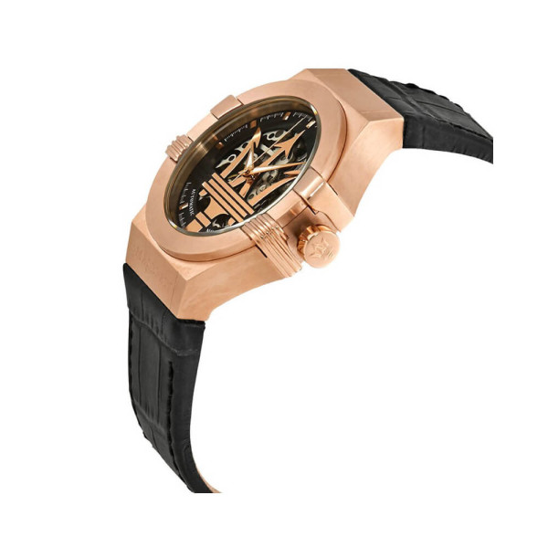 Maserati Potenza Automatic Gold Skeleton