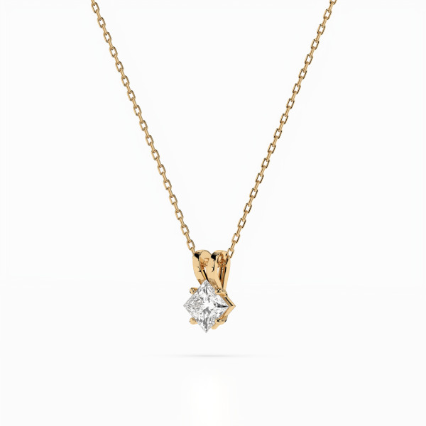 CARA Златно колие с диамант 0,30 ct GIA сертификат K104-10070Y PR