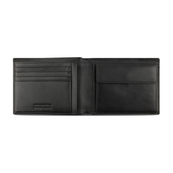 Кожен портфейл Bugatti Super Slim, черен