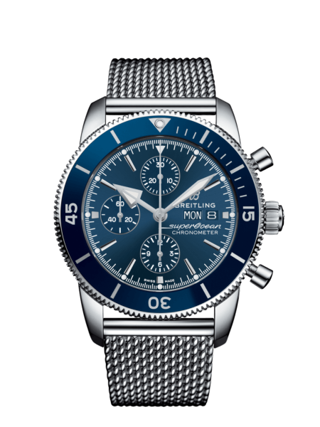 BREITLING SUPEROCEAN HERITAGE CHRONOGRAPH  44 MEN'S WATCH A13313161C1A1