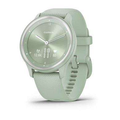 GARMIN VIVOMOVE SPORT COOL MINT КОРПУС И СИЛИКОНОВА КАИШКА С SILVER АКЦЕНТИ 010-02566-03