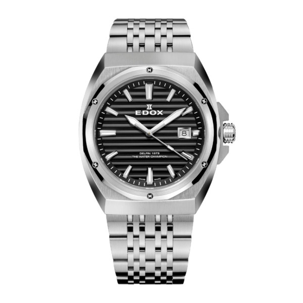 Edox Delfin 1973 Date 53032-3M-NIN