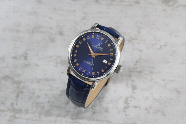 Часовник POLJOT INTERNATIONAL JAROS GMT 42MM 34NH.4200114
