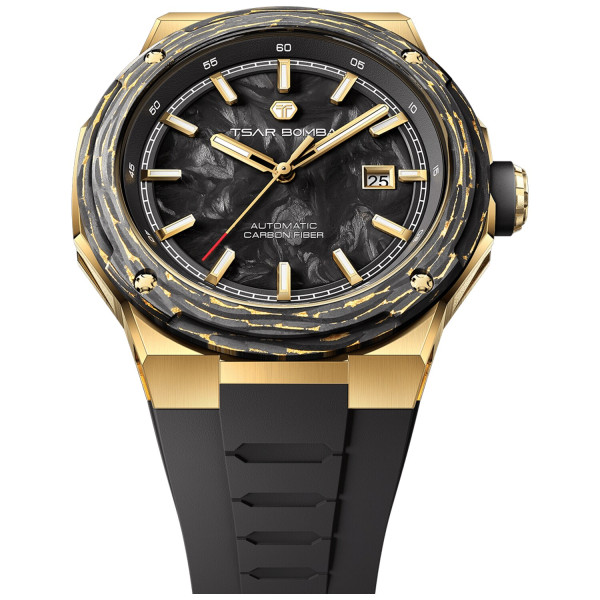 TSAR BOMBA Electron-Carbon-X II Carbon Fiber Gold Black TB8230-04
