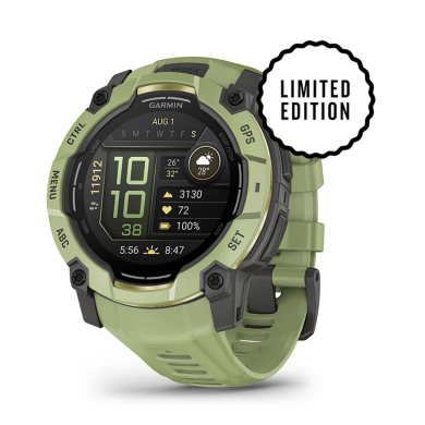 ЧАСОВНИК GARMIN INSTINCT® 3 50 ММ AMOLED ФЕРН ГРИЙН С ФЕРН ГРИЙН КАИШКА 010-03020-02