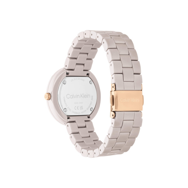 Calvin Klein 25100073 дамски часовник бежов керамика

