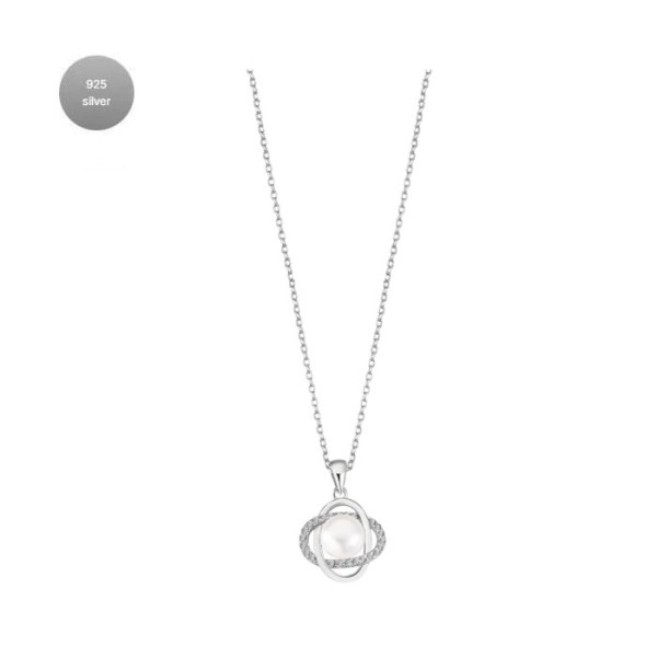 LOTUS SILVER TRENDY SILVER NECKLACE LP3094-1/1
