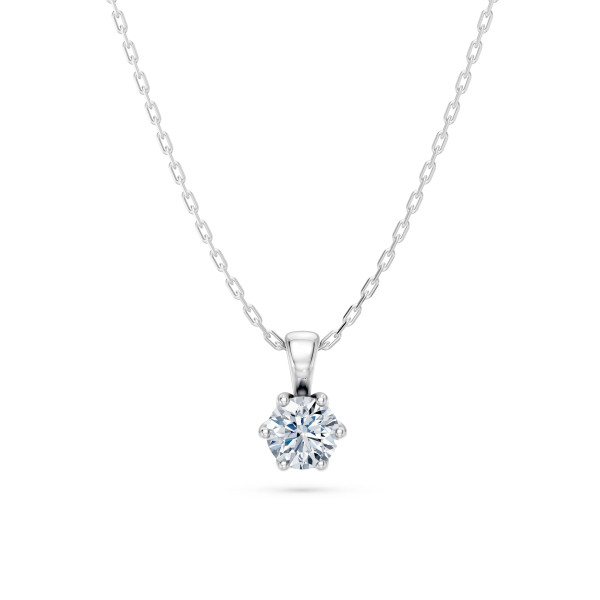 Cara колие с диамант 0.30 ct GIA сертификат – ЗЛАТНО БИЖУ 14К K104-10004W(4.2)/14K
