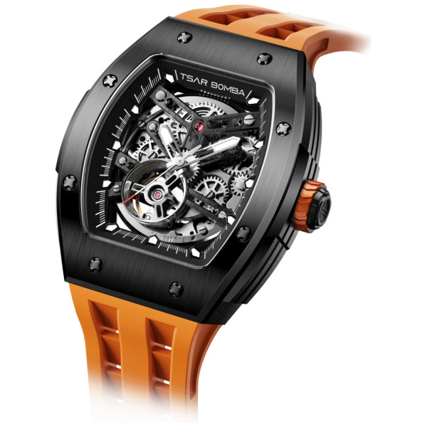 TSAR BOMBA T-Elemental Automatic Black Orange TB8228A-02