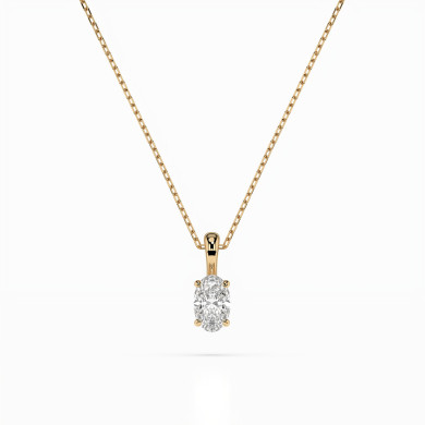 CARA Златно колие с диамант 0,30 ct GIA сертификат K104-10069Y OV