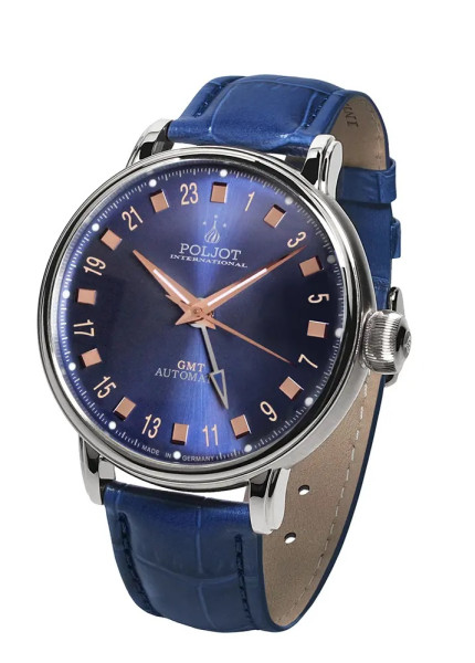Часовник POLJOT INTERNATIONAL JAROS GMT 42MM 34NH.4200114
