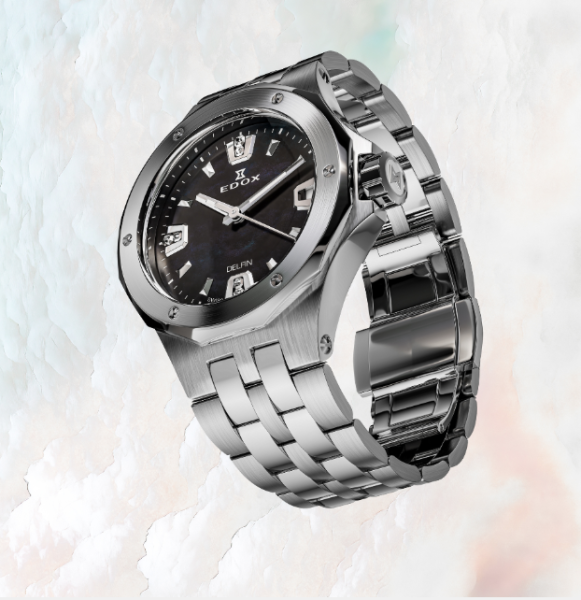 ЧАСОВНИК EDOX DELFIN THE ORIGINAL DATE LADY 33 ММ 53100-3M-NANND