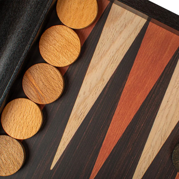 BACKGAMMON FOR GAME MANOPOULOS - WENGE, 47X38 CM